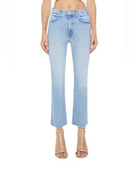 MOTHER The Hustler Frayed Ankle Jeans